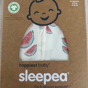 Happiest Baby Sleepea Swaddle with Watermelon Print